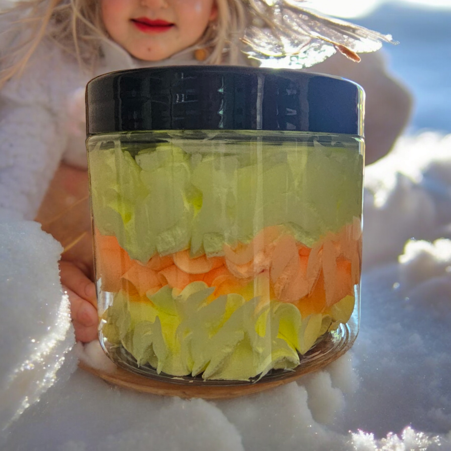 Whipped soap