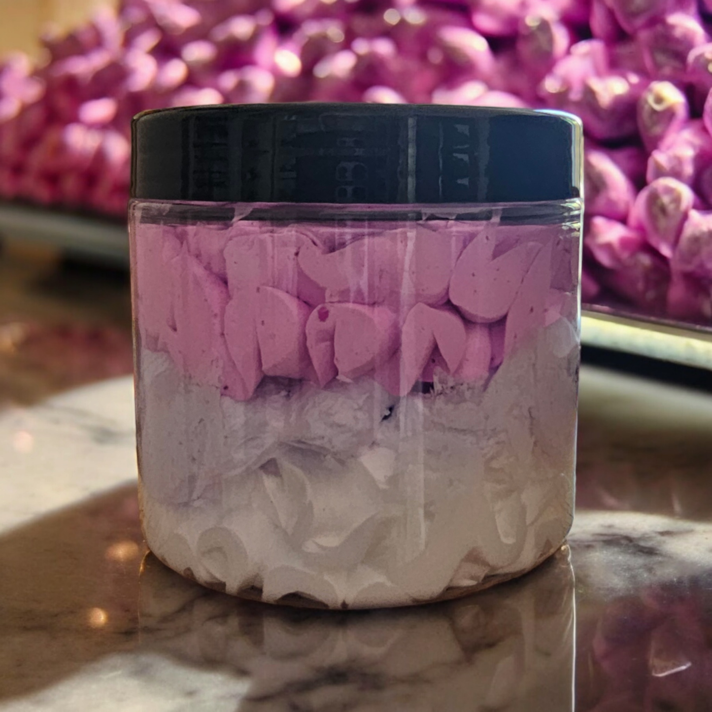 Whipped soap