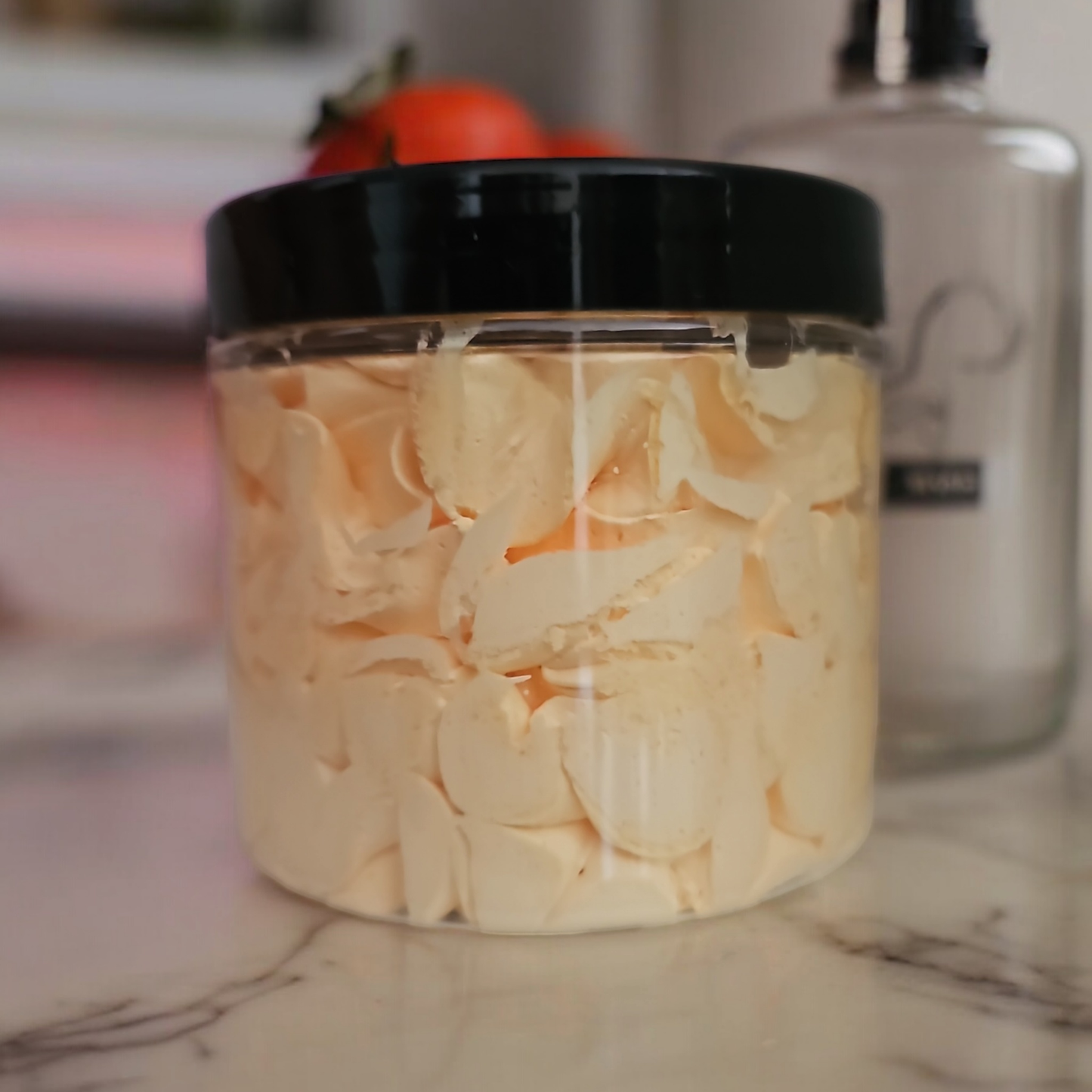 Whipped soap